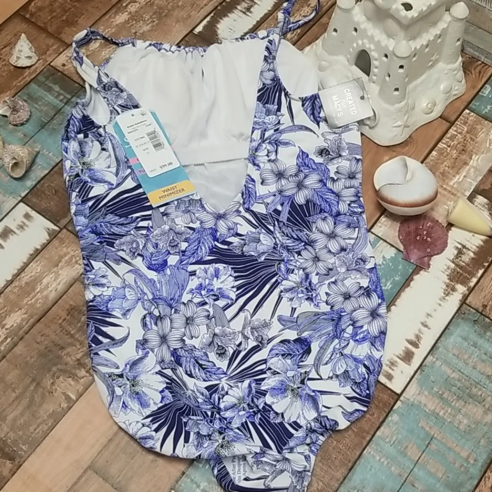 Swim Solutions 1 pc Tummy Control Sz 10 NWT - Picture 5 of 9